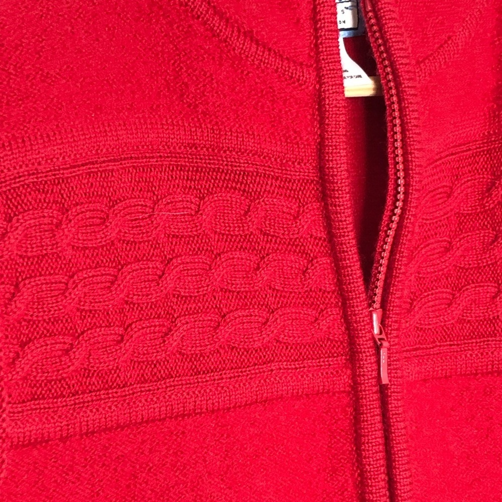 Pendleton Small Red Wool Zipfront Best - image 5